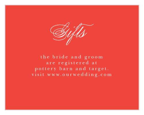 Our Indian Mandala Registry Cards are simple, gorgeous, and compliment the rest of the Indian Mandala Wedding Suite perfectly.