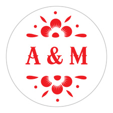 Decorate your wedding stationery and seal invitational envelopes with our stunning reversal of your wedding colors.