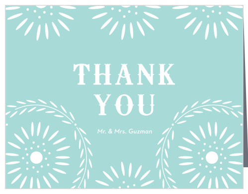 Papel Confetti Wedding Thank You Cards