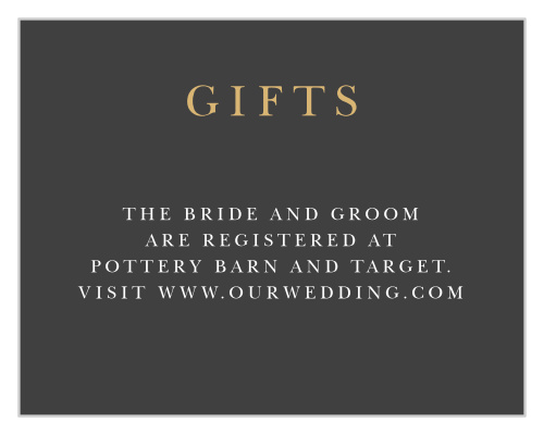 Dark Monogram Wedding Invitations by Basic Invite