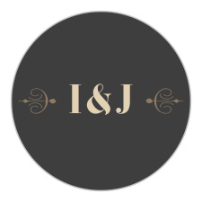 Decorate every aspect of your wedding day with the stunning styling of our Vintage Admission Wedding Stickers. A deep-gray background sets the stage for the bold lettering of your own initials, each of which is flanked by an antique illustration. Seal envelopes, decorate stationery, and save them as little mementos of your big day!