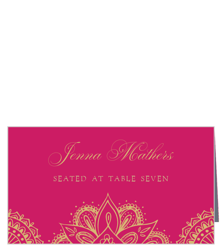Hindu Celebration Place Cards