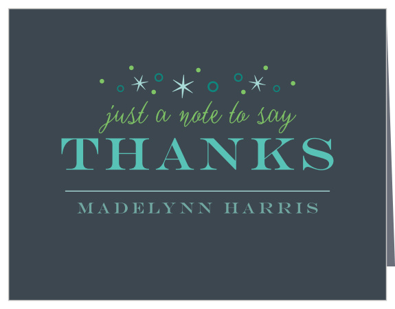 Thank your friends and family for making your birthday celebration one to remember with our Confetti Burst Milestone Birthday Thank You Cards.