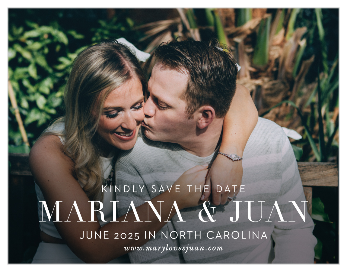 Beach Blanket Save the Date Cards