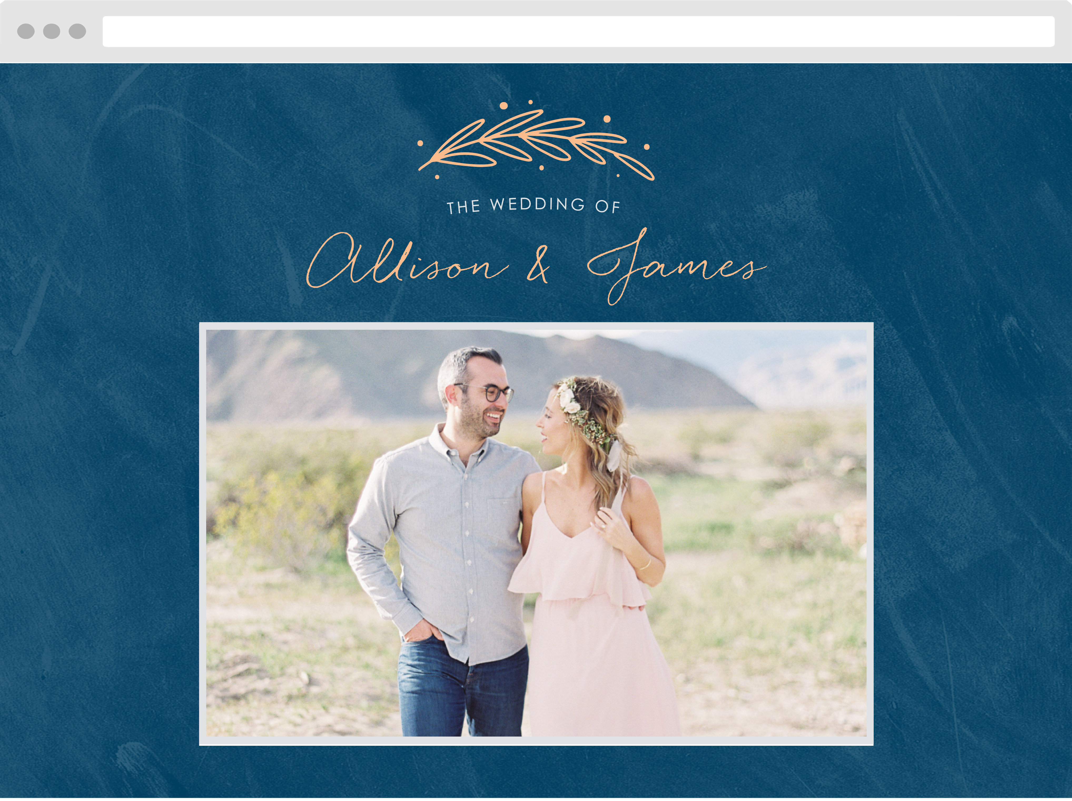 Once Upon a Time Wedding Website