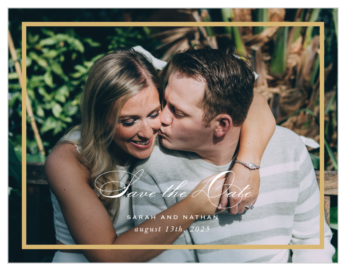 Starburst Frame Save the Date Cards