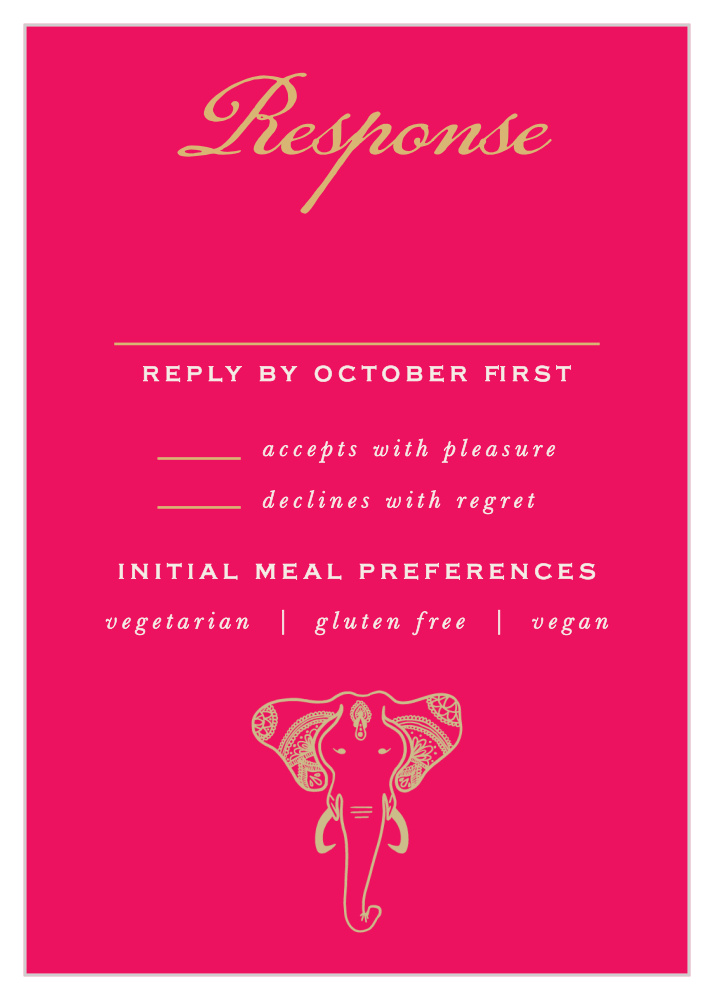 India Ombre Response Cards