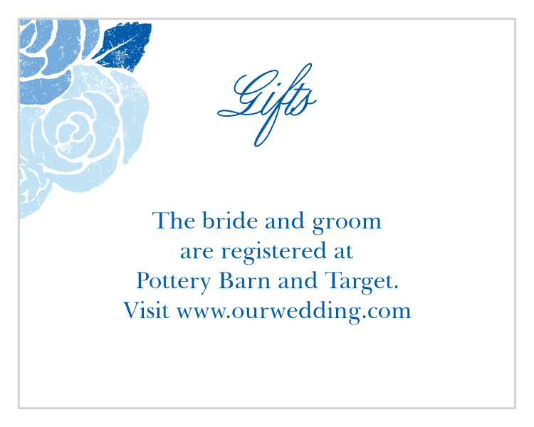 Mexican Flowers Registry Cards