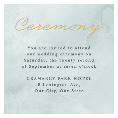 Your big day is coming up, invite family and friends together to celebrate with our True Love Story Ceremony Cards.