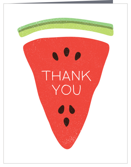 Thank everyone for joining the cookout of the year with our Backyard BBQ Children's Birthday Party Thank You Cards.