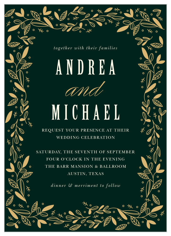 Autumn Forest Wedding Invitations