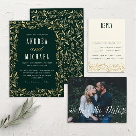 Autumn Forest Wedding Invitations