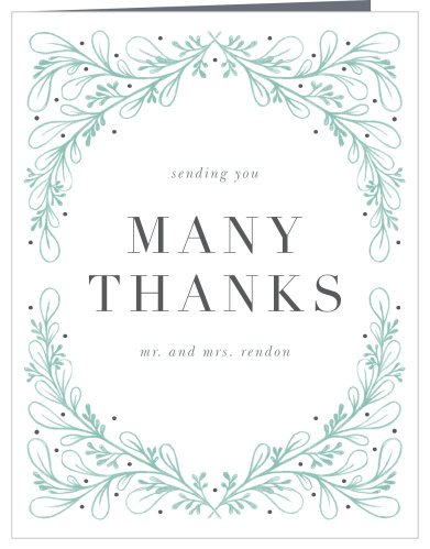 Fairytale Frame Wedding Thank You Cards