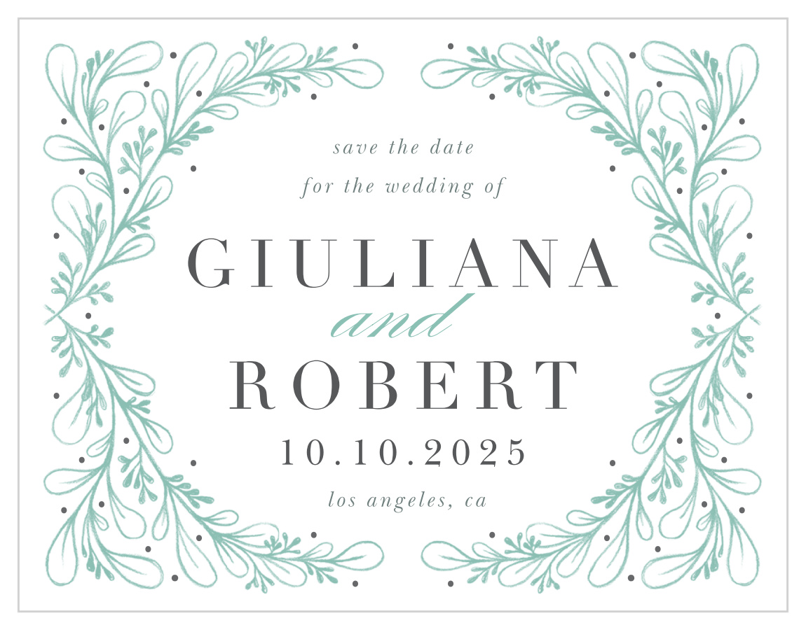 Fairytale Frame Save the Date Cards