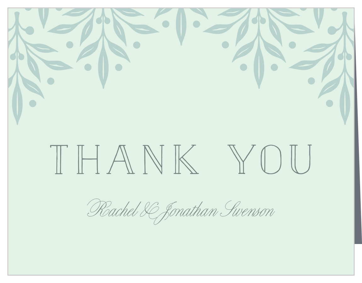 Cinderella Story Wedding Thank You Cards