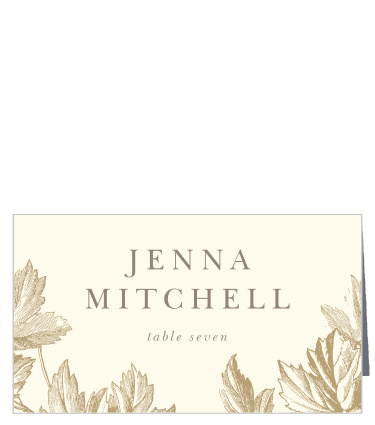 Our Vintage Autumn Place Cards have a vintage charm that will have your guests beaming with delight.