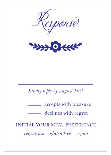 Be sure that you're prepared for all your loved ones with our Festive Florals Response Cards.