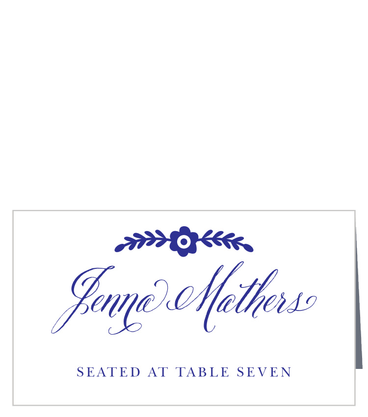 Festive Florals Place Cards