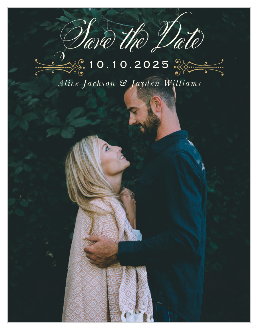 Royal Fairytale Save the Date Cards