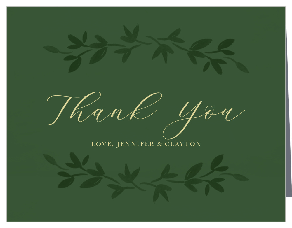 Forest Fairytale Wedding Thank You Cards