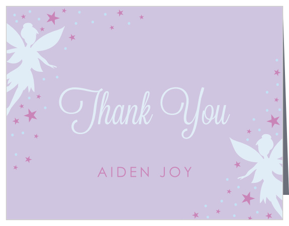 Woodland Fairies Children's Birthday Party Thank You Cards share your appreciation with magical flair.