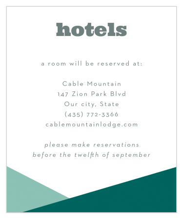 Make your guests trip as smooth as possible by sending them our clean and simple Modern Minimalist Accommodations card. 