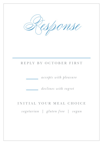 Watercolor Star Response Cards