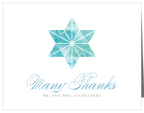 Our Watercolor Star Wedding Thank You Cards combine classic charm with modern design in a way your guests will love.