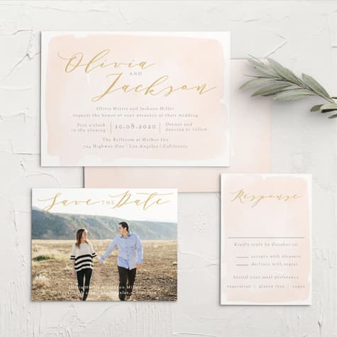 Simple Romance Wedding Invitations