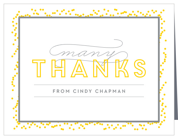 Let your guests know you had a great time at your party with our Big Fifty Milestone Birthday Thank You Cards.