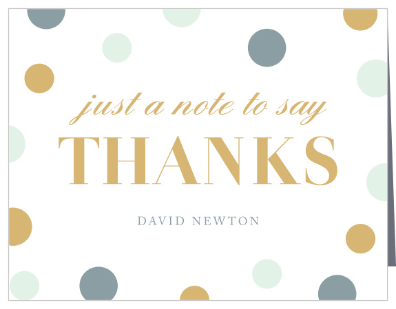 Surprise Confetti Milestone Birthday Thank You Cards give you the style and space you need to say everything you could ever need to!