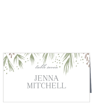 Guide your guests to their seats with our wonderfully elegant Winter Wonderland Place Cards.