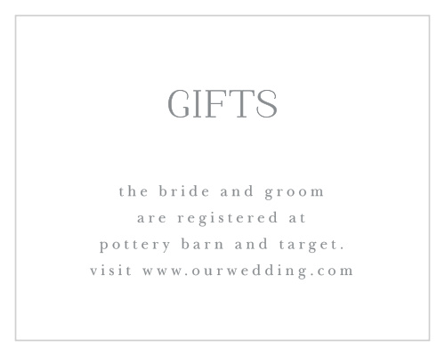 Winter Wonderland Registry Cards