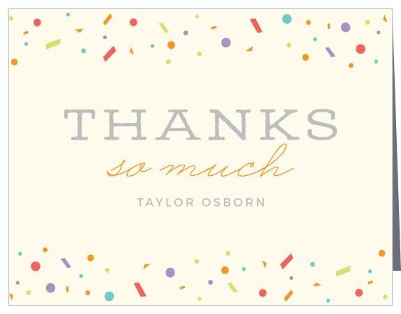 Thank your friends and family for making your birthday celebration one to remember with our Birthday Balloons Milestone Birthday Thank You Cards.