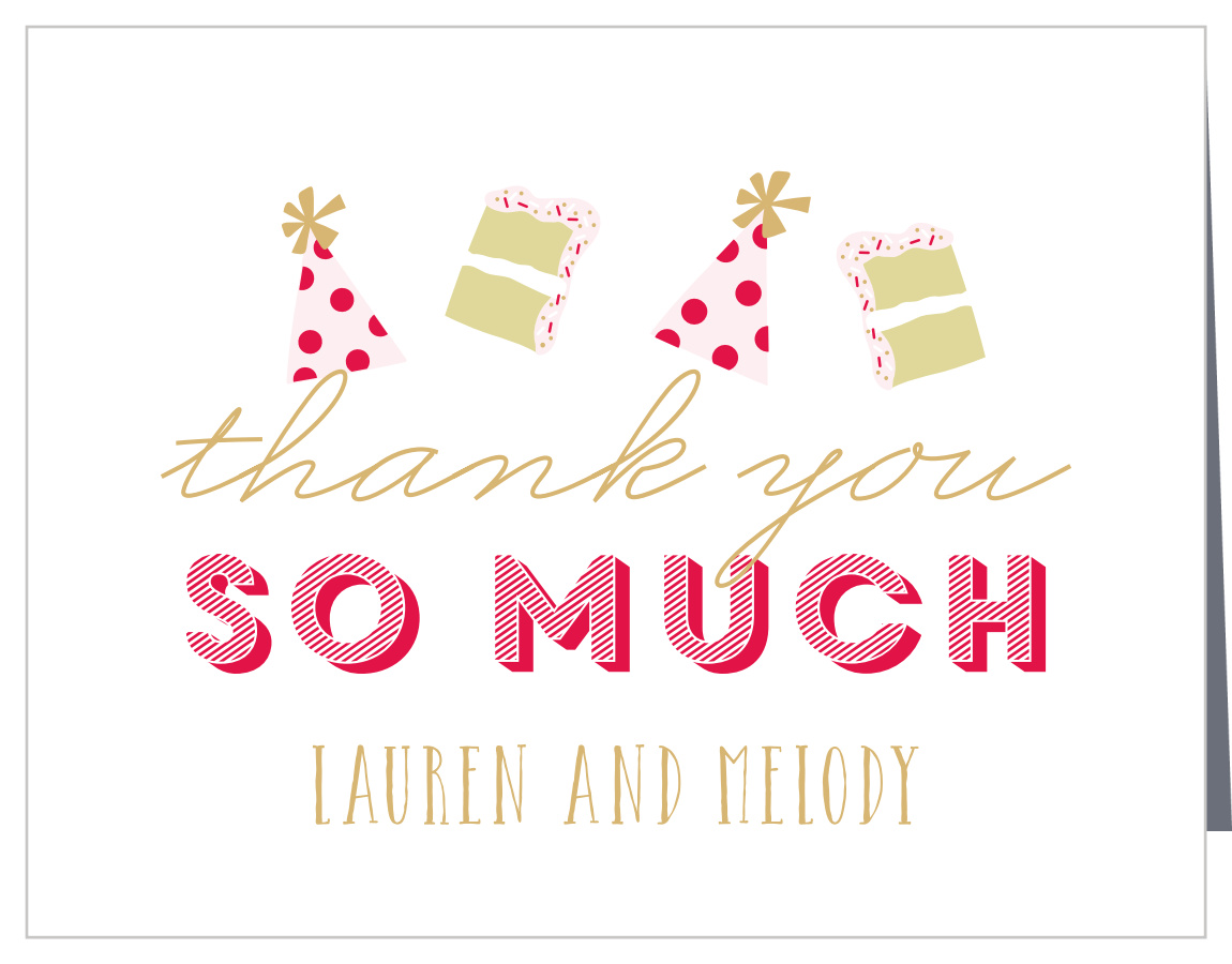 Twice The Fun Children's Birthday Thank You Cards