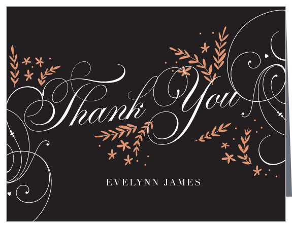 Our Stately Botanicals Milestone Birthday Party Thank You Cards let your guests know your birthday celebration wouldn't have been the same without them!