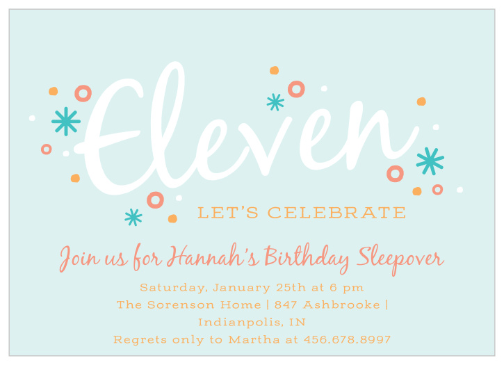 Get your guests excited for your upcoming celebration with our Sweet Jubiliation Children's Birthday Party Invitations.