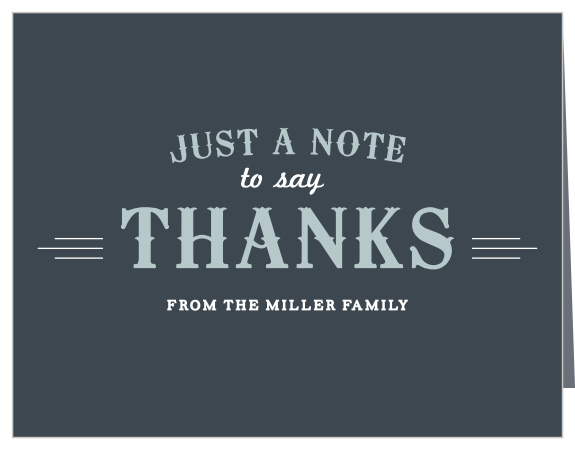 If your birthday party for your baby boy was a blast, let your guests know with our Mister Monocle Children's Birthday Party Thank You Cards!