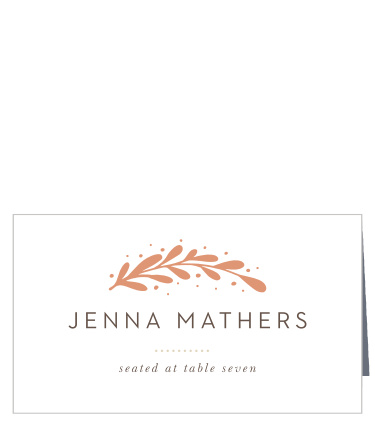 Our Rustic Laurels Place Cards have an elegant, illustrated charm that your guests will love.