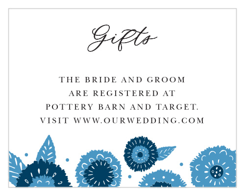 Make it easier for your friends and family to give you the gifts you'll love with our Mexico Fiesta Registry Cards.