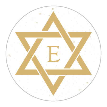 Jewish Star Wedding Stickers
