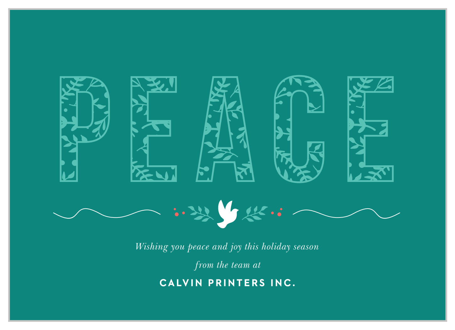 Olive Branches Corporate Holiday Cards
