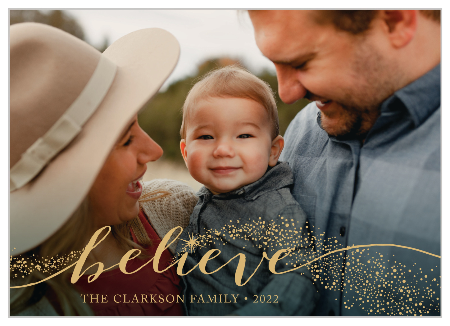 Starry Believe Christmas Cards
