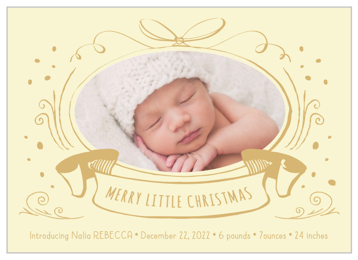 If a little one has entered your life this season, our Snow Globe Christmas Cards are the perfect way to introduce them to the world!