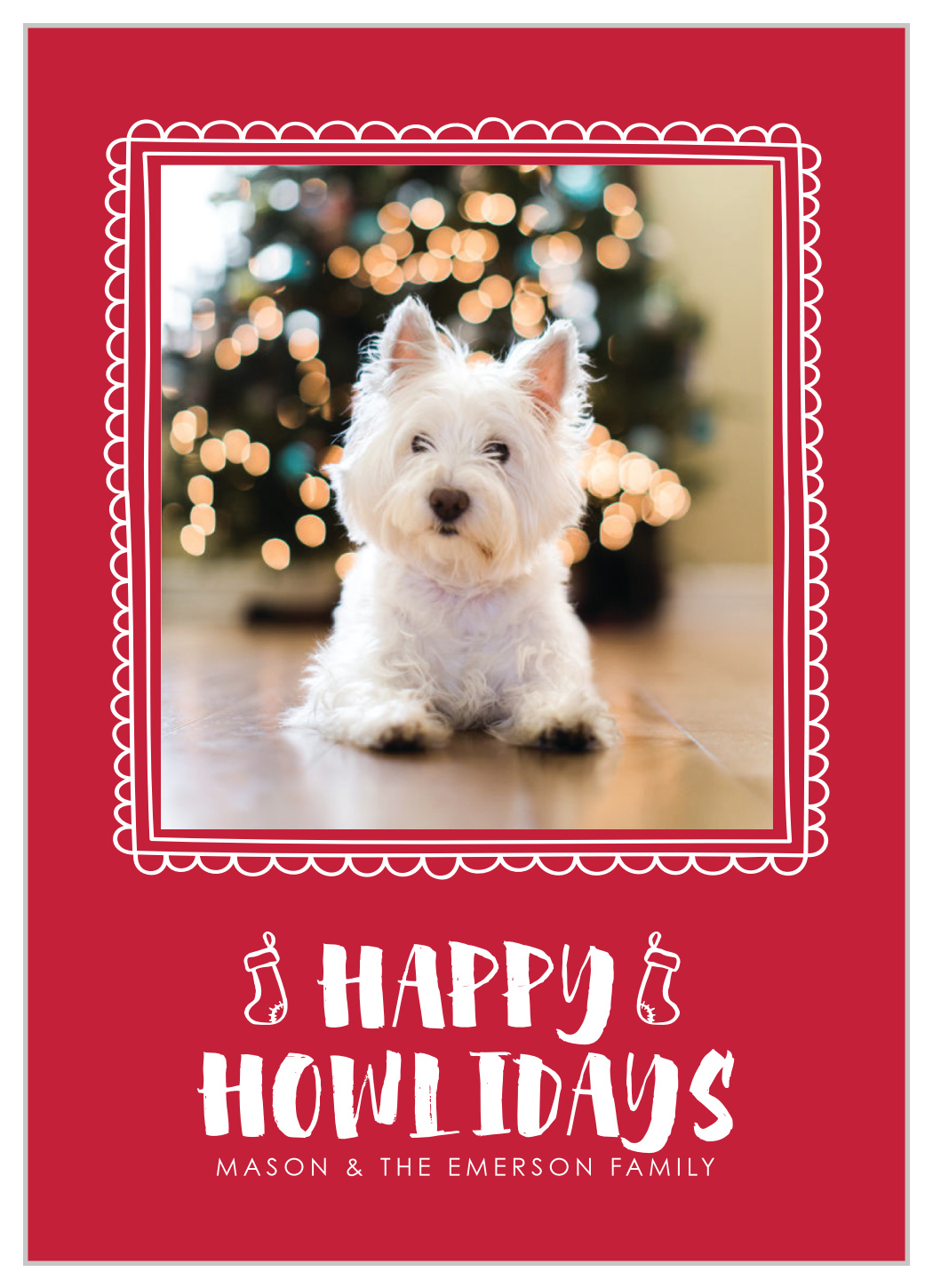 Happiest Howlidays Holiday Cards