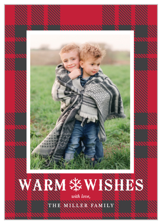 Our Country Holiday Photo Holiday Cards are a cozy addition to the homes of your most cherished friends and family.