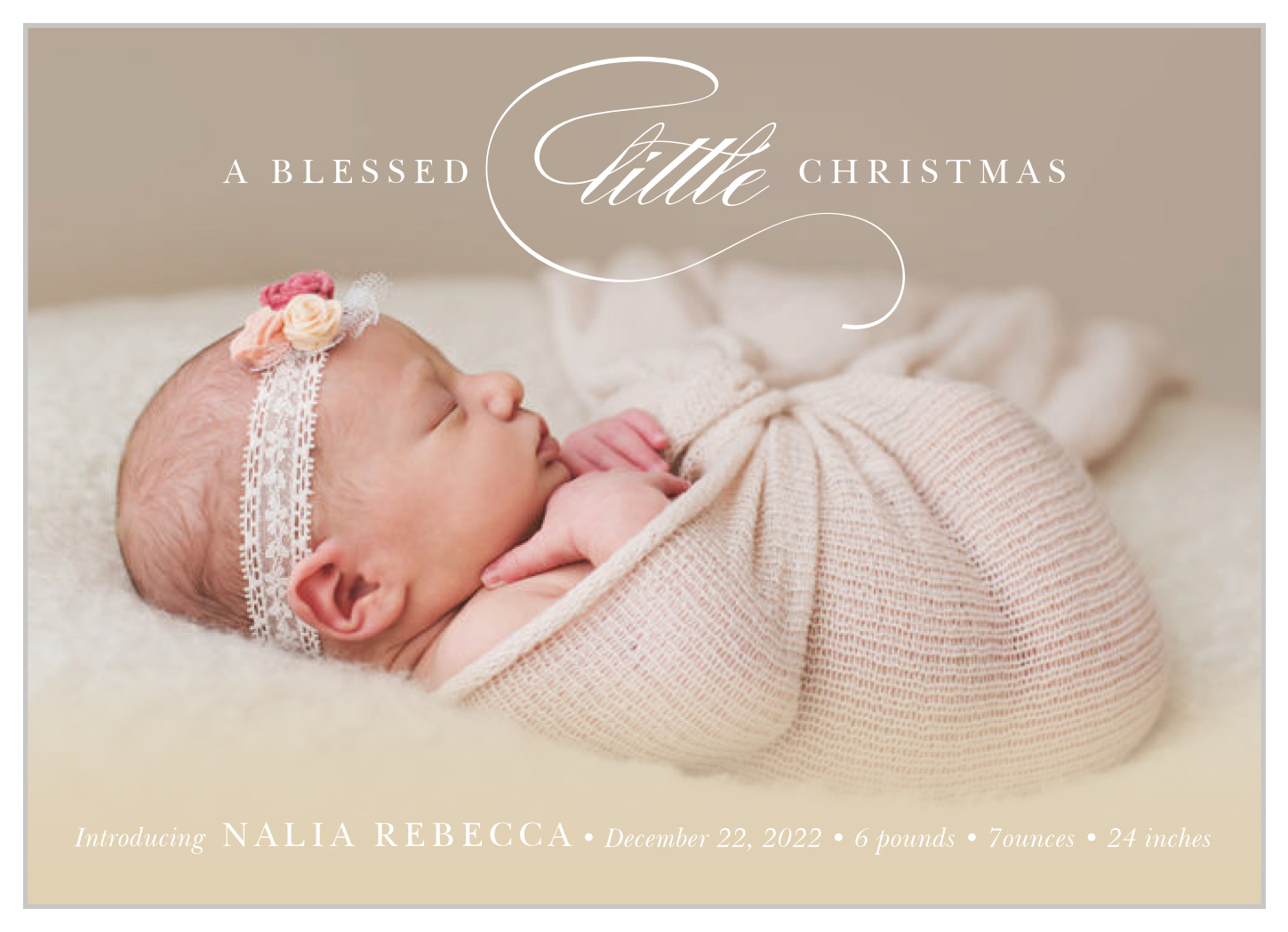 Little Blessed Christmas Cards