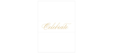 Irish Knot Wedding Belly Bands are a lovely finishing touch for your wedding invitations. A single word swirls across the center of each band in shining gold-foil, standing bright against the white background and proving a beautiful complement to the design of your invitations themselves.