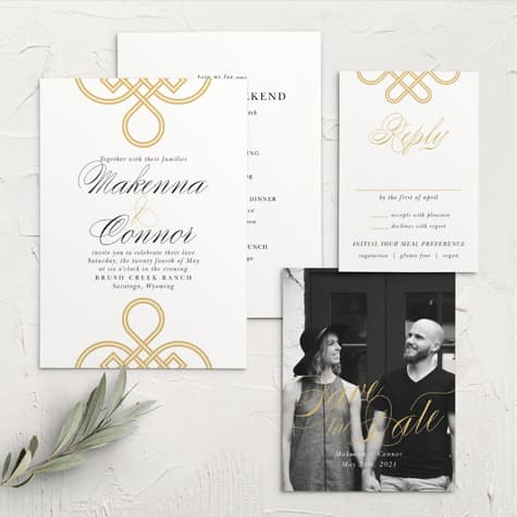 Irish Knot Wedding Invitations
