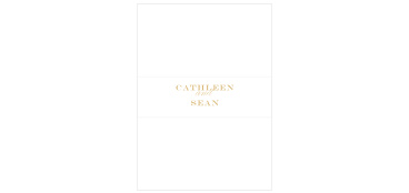 You can further personalize your wedding invitation package with our Irish Cross Wedding Belly Bands!